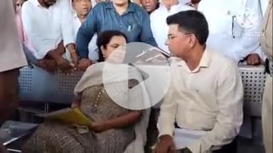 भिवानी: दीवानी में राज्यसभा सांसद किरण चौधरी ने रेलवे स्टेशन का दौरा किया, व्यवस्थाओं का मुआयना किया