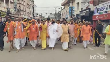 भीलवाड़ा: भीलवाड़ा में निकली विशाल कावड़ यात्रा, करीब 2100 कांवड़िए शामिल, संतों और जिला पुलिस अधीक्षक ने झंडी दिखाकर किया रवाना