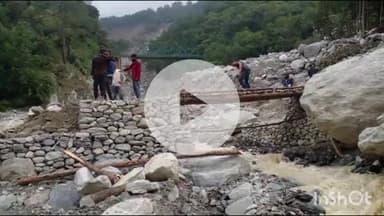 राजगढ़ी: कुपड़ा, कुनसाला व त्रिखली गांव के लिए तीन सप्ताह बाद वैकल्पिक मार्ग से आवाजाही शुरू होने पर ग्रामीणों ने राहत की सांस ली