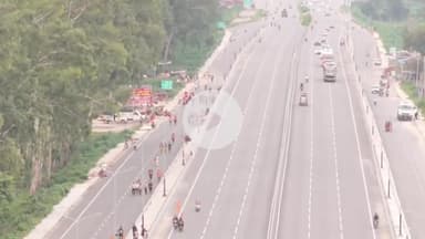 अमरोहा: सावन का दूसरा सोमवार कल, जिले में नेशनल हाईवे-9 पर कांवड़ियों की बढ़ी संख्या