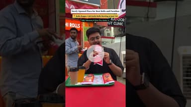 Big News, Prayagraj! 🌯 Rolla Rappa is finally Rock & Rolling in Prayagraj! 🎉#ytshorts #prayagraj