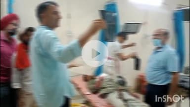 चूरू: मिक्सर मशीन में हाथ फंसने से मजदूर घायल, चूरू के डीबी अस्पताल में कराया गया भर्ती