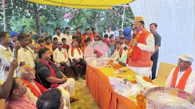 दरभंगा: बिहार सरकार के मंत्री ने दरभंगा सदर विधानसभा में पाँच सड़क व नाला निर्माण का किया शुभारंभ