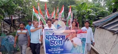 পটাশপুর ১: ২১শে জুলাই শহীদ দিবসের সফলতার লক্ষ্যে ঐক্যবদ্ধ মিছিল