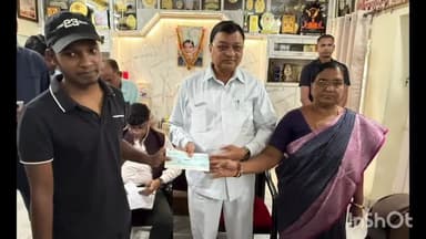 कोरबा: उद्योग मंत्री श्री लखन लाल देवांगन ने कुम्भ सड़क हादसे में 10 मृतकों के परिवारों को दिया 1-1 लाख का चेक