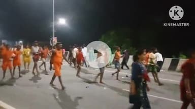 गोरौल: पहलेजा घाट से पवित्र गंगाजल लेकर गोढ़िया पहुंचा डाक कांवरिया