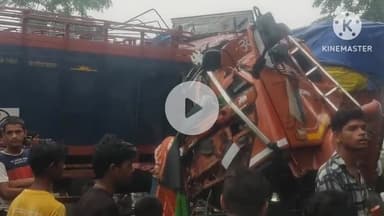 चंडी: तीना गांव के पास दो ट्रकों की टक्कर में ट्रक ड्राइवर की मौत, दो घायल