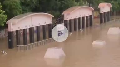 पटना ग्रामीण: पटना में गंगा नदी का जलस्तर चेतावनी स्तर से ऊपर, निचले इलाकों में पानी घुसा, गांधी घाट और कृष्णा घाट की तस्वीरें