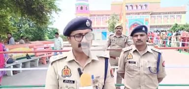 खबर औरैया से देवकली मंदिर पर सुरक्षा व्यवस्था रही पुख्ता जानकारी देते पुलिस अधीक्षक अभिजीत आर शंकर
