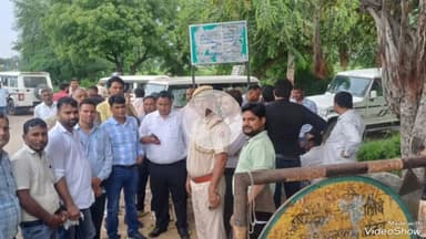 उच्चैन: भरतपुर: उच्चैन में 79 लोगों की वीसीआर भरकर मौके से 55 लाख रुपये का जुर्माना लगाया गया