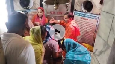 हसनपुर: हसनपुर में सावन के दूसरे सोमवार पर जल अभिषेक के लिए मंदिर पर उमड़ा शिव भक्तों का सैलाब