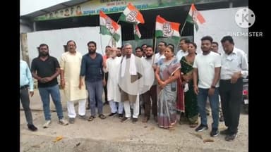 कोरबा: टीपी नगर में कांग्रेस ने ईडी और केंद्र सरकार के खिलाफ किया प्रदर्शन