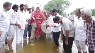 राजसमंद: विधायक दीप्ति माहेश्वरी ने गोमती नदी की पूजा की, राजसमंद झील के भरने की कामना की