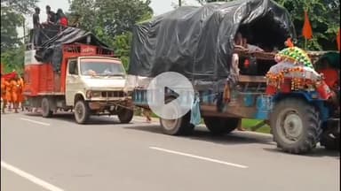 हसनपुर: शिव भक्तों के आगमन से नगर का माहौल हुआ शिव भक्ति से परिपूर्ण