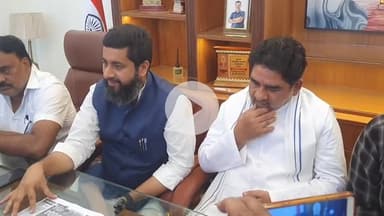 रामपुर: बरेली गेट प्रेसवार्ता में नगरपालिका अध्यक्ष पति मामून शाह खान और AAP प्रवक्ता फ़ैसल लाला ने जलभराव पर जनता से मांगी माफी