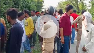 करनैलगंज: आर्य नगर पेट्रोल पंप के पास कार और बाइक की हुई टक्कर, तीन लोग घायल