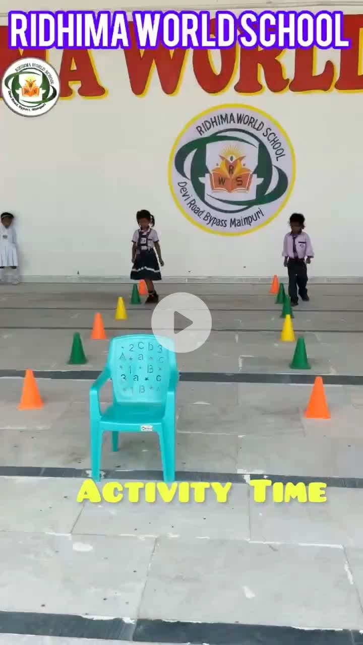 Activity time at Ridhima World School #mainpuri #ridhimaworldschool #cbseschool #mainpuricity #bestschoolinmainpuri