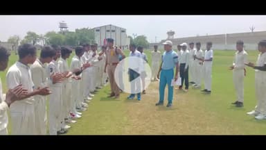 मंझनपुर: क्रिकेट प्रतियोगिता में स्टेडियम ब्बायज बी ने आर्या पब्लिक स्कूल को 99 रन से हराया, कौशाम्बी स्टेडियम में हुआ खेल