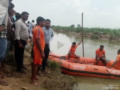 भरतपुर: गंभीर नदी में डूबने की सूचना पर एसडीआरएफ की टीम ने चलाया सर्च ऑपरेशन