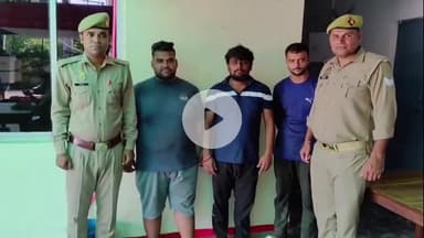 अमरोहा: अमरोहा देहात थाना पुलिस ने अपराध करने की मंशा रखने वाले तीन आरोपियों को किया गिरफ्तार