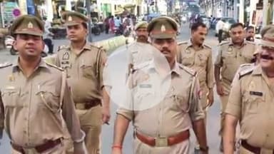 गभाना: कांवड़ यात्रा और श्रावण माह के मद्देनज़र, गभाना समेत सभी CO ने क्षेत्र में किया पैदल गश्त