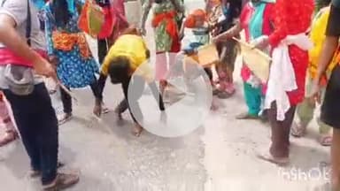 जानसठ: रामराज क्षेत्र के कांवड़ मार्ग पर कांवड़ियों का अद्भुत नजारा, अनोखी मन्नत के साथ निकाली अनोखी कांवड़