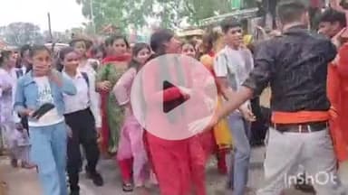 ब्यौहारी: ब्यौहारी के चुंगी नाका से गोदवाल मंदिर तक कावड़ यात्रा निकाली गई, पुलिस मौजूद रही