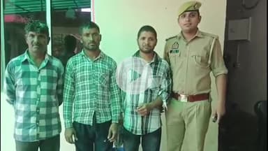 अमरोहा: अमरोहा देहात थाना पुलिस ने अपराध करने की मंसा रखने वाले तीन आरोपियों को किया गिरफ्तार