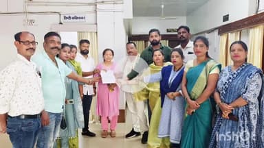 जगदलपुर: जिला कांग्रेस कमेटी ने टोल टैक्स से संबंधित मांगों को लेकर जिला कार्यालय में डिप्टी कमिश्नर को सौंपा ज्ञापन