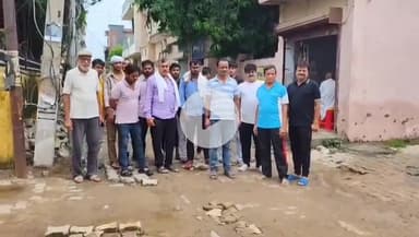 भिवानी: विजयनगर में अव्यवस्थित ढंग से डाली गई बरसाती पानी की निकासी के लिए पाइप लाइन, क्षेत्रवासियों ने जताया रोष #jansamasya