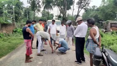 कहलगांव: अधिकारियों की टीम ने सनोखर से भाखरी सड़क की गुणवत्ता का किया निरीक्षण, दोषियों पर होगी कठोर कानूनी कार्रवाई