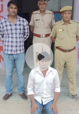 भरतपुर: धमकी देकर सोने-चांदी के गहने चोरी करने के मामले का आरोपी किया गया गिरफ्तार