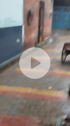 सरधना में बारिश जल भरा हुआ