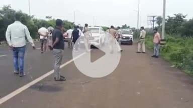 आरंग: सड़क दुर्घटना में भतीजे की मौत के बाद मंत्री केदार कश्यप ने नया रायपुर में घटनास्थल का लिया जायजा