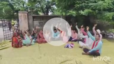 बहराइच: कठौतिया के ग्रामीणों ने धरना स्थल पहुंचकर दिया धरना, राशन कार्ड कट जाने से हो रही समस्या #jansamasya