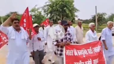 तारानगर: तारानगर में भारतीय कम्युनिस्ट पार्टी (माक्सवादी) सीपीआईएम ने इकार्ड स्मार्ट मीटर के विरोध में किया प्रदर्शन