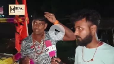 #haridawar: हरिद्वार मैं हरियाणा के डाक कावड़ वालो का वायरल वीडियो