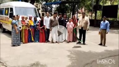 भीलवाड़ा: राष्ट्रीय बाल स्वास्थ्य कार्यक्रम के तहत जिले से कटे ओष्ठ-तालु से पीड़ित 5 बच्चे जयपुर रवाना, CMHO ने हरी झंडी दिखाकर किया