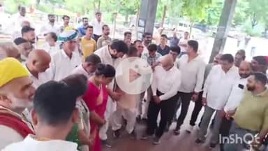 राजसमंद: बजरी खनन और स्मार्ट मीटर सहित मुद्दों पर कांग्रेस का हल्ला बोल, जिला कलेक्टर को दिया ज्ञापन