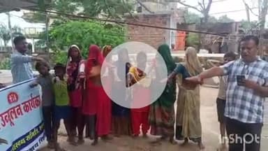 श्योपुर: सलापुरा सहराना बस्ती में टीबी कैम्प, घर-घर जाकर मरीजों की जांच