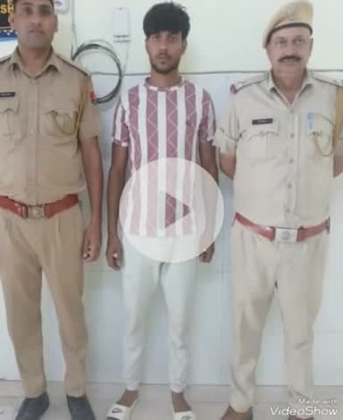 भरतपुर: धारदार हथियार से हमला करने के मामले में वांछित आरोपी को पुलिस ने किया गिरफ्तार