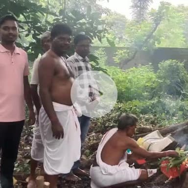 चांडिल: चावलीबासा गांव में गराम पूजा का आयोजन किया गया