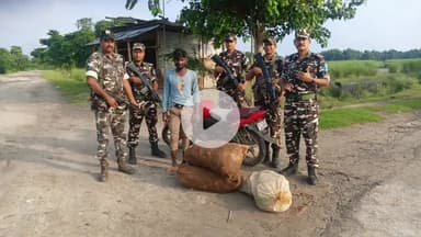 कुरसाकांटा: नेपाल से शराब तस्करी की कोशिश नाकाम, सशस्त्र सीमा बल ने 389 बोतल शराब की जब्ती की, एक तस्कर गिरफ्तार