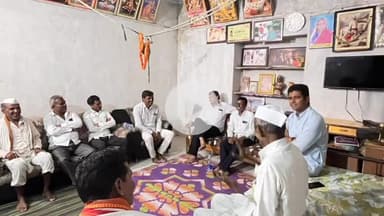 भोकरदन: वडशेद येथे आमदार संतोष पाटील दानवे यांनी दिली भेट ,साधला ज्येष्ठ नागरिकांशी संवाद