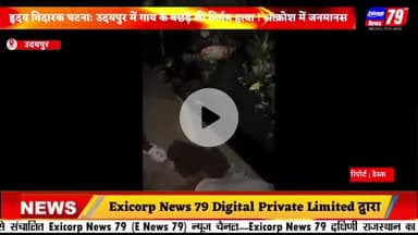 हृदय विदारक घटना: उदयपुर तितरडी में गाय के बछड़े की निर्मम हत्या ! आक्रोश में जनमानस