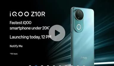 IQOO Z10R. Tomorrow Launching