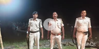 सुपौल: कोसी नदी का जल स्तर बढ़ने से सुपौल थाना सहित कई थाना क्षेत्रों के कोसी तटबंध पर पुलिस बल तैनात