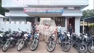 అనుముల: హాలియా సర్కిల్ పోలీస్ స్టేషన్ పరిధిలో దొంగతనాలకు పాల్పడుతున్న 9 మంది సభ్యుల అంతర్రాష్ట్ర దొంగల ముఠా అరెస్ట్