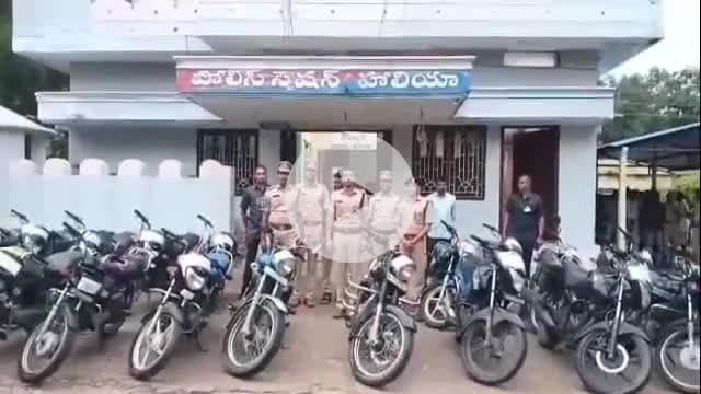 అనుముల: హాలియా సర్కిల్ పోలీస్ స్టేషన్ పరిధిలో దొంగతనాలకు పాల్పడుతున్న 9 మంది సభ్యుల అంతర్రాష్ట్ర దొంగల ముఠా అరెస్ట్