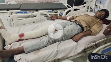 भीलवाड़ा: भदाली खेड़ा चौराहे पर बाइक सवार को तेज रफ्तार स्कूटी सवार ने मारी टक्कर, हादसे में बाइक सवार गंभीर घायल